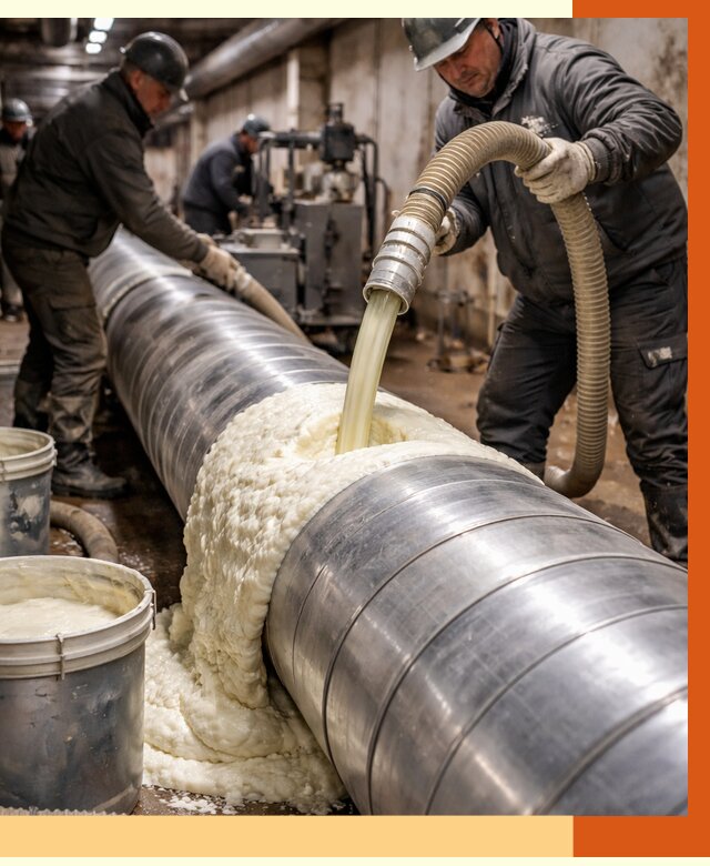 Утепление теплотрассы жидкой теплоизоляцией в Кизляре от 4268 руб. | ТепломастерКзр